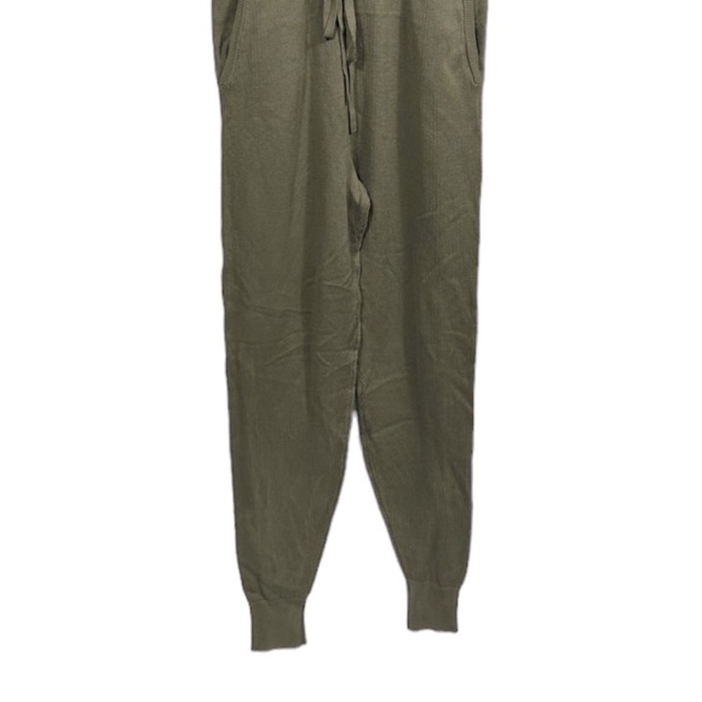 NEW REVOLVE Lovers+Friends Olive Green Knit Ida Jumpsuit Size S - Picture 9 of 14